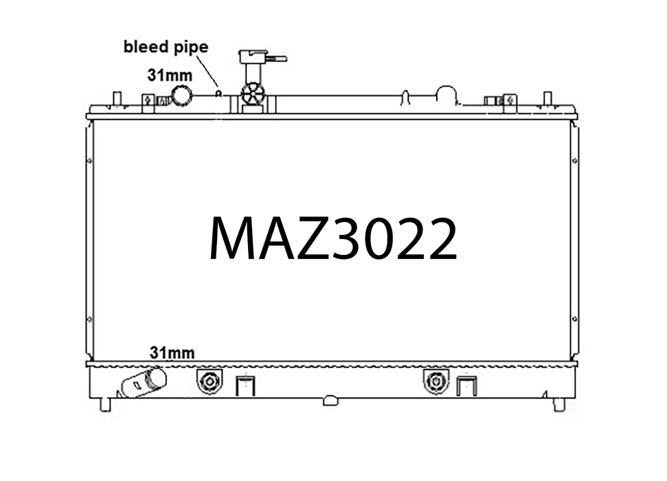 Mazda 6 / Atenza [GG] 4Cyl Petrol 2002-2011 [With Bleed Pipe]