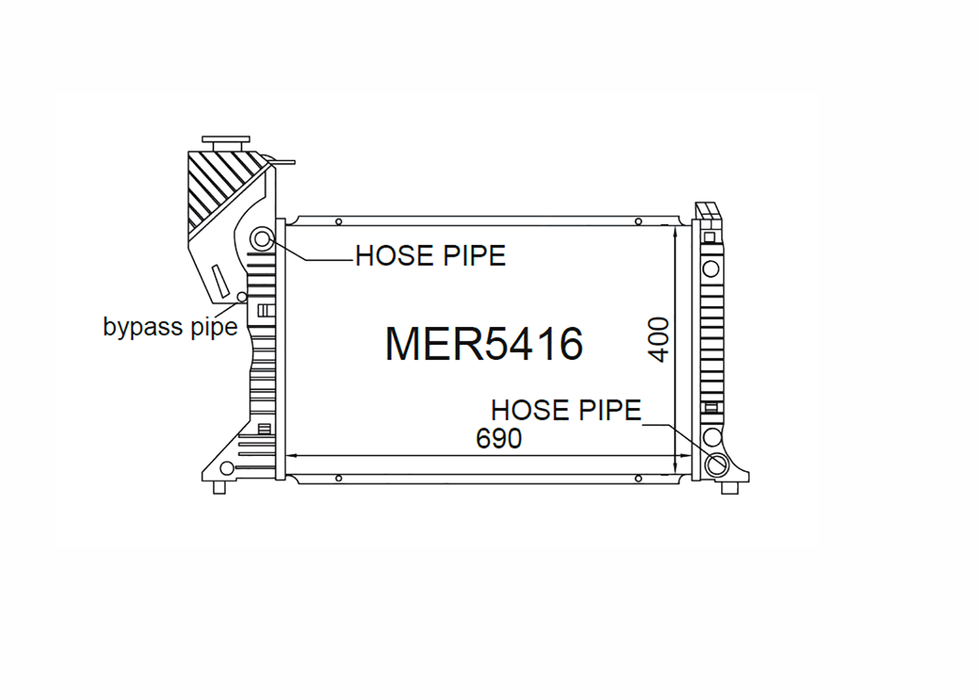 Mercedes Sprinter W901 Diesel 2000-2006 [With Pipe]