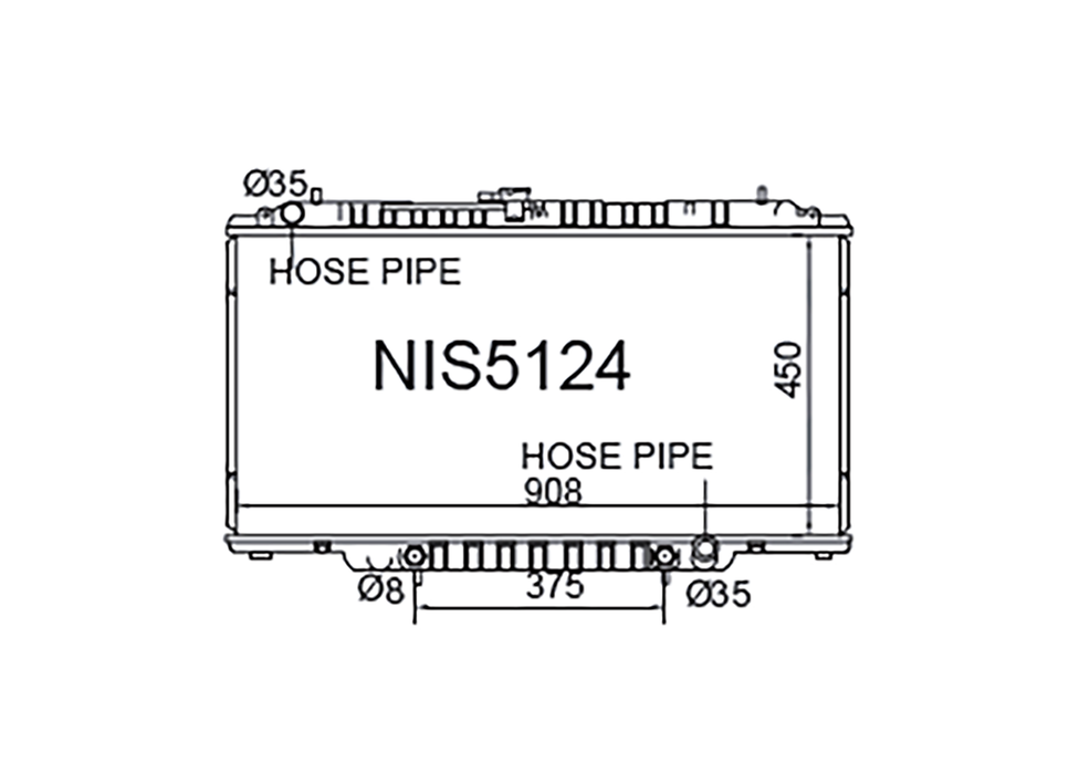Nissan Patrol / Safari GU Y61 4.5L Petrol 1997-2002 [No Bleed Pipe]