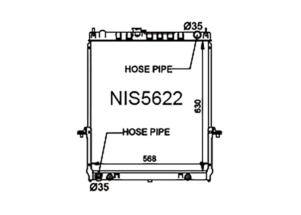 Nissan Patrol / Safari GU Y61 3.0L Diesel 2002-2016 [No Bleed Pipe]