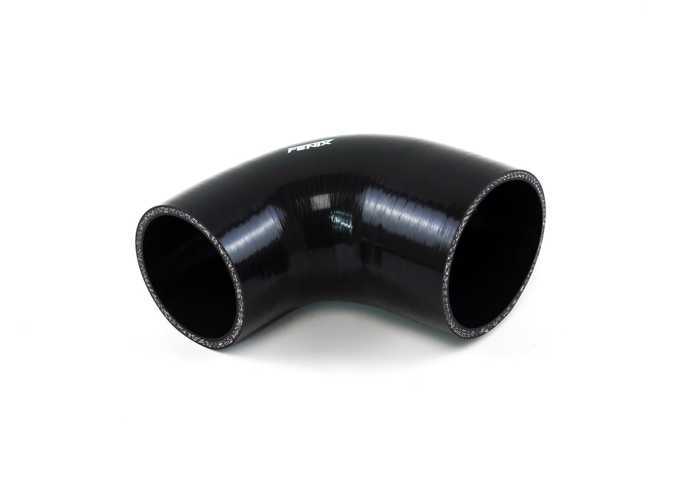 2.5" - 3.0" / 63mm - 76mm Silicone Hose Elbow Reducer - 90Â°