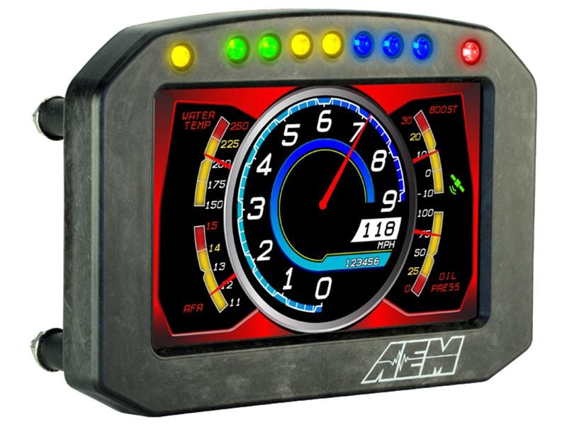 AEM Electronics AEM Electronics CD-5 Carbon Digital Racing Dash Displays 30-5600F Autofit