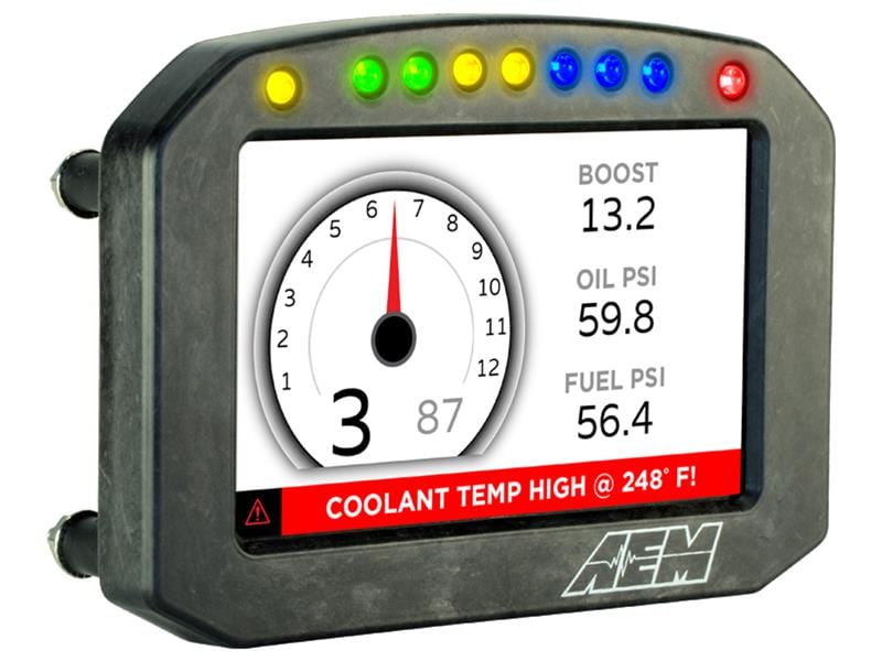 AEM Electronics AEM Electronics CD-5 Carbon Digital Racing Dash Displays 30-5600F Autofit