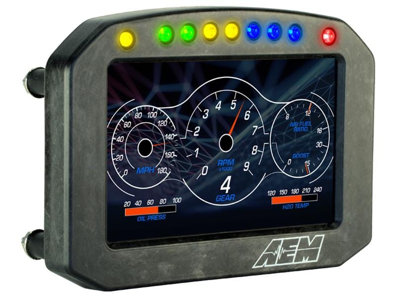 AEM Electronics AEM Electronics CD-5 Carbon Digital Racing Dash Displays 30-5600F Autofit