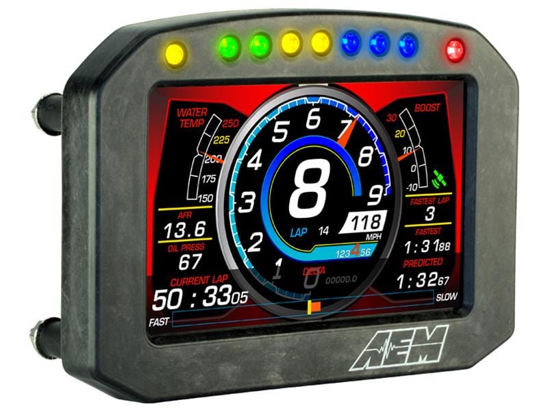 AEM Electronics AEM Electronics CD-5 Carbon Digital Racing Dash Displays 30-5600F Autofit
