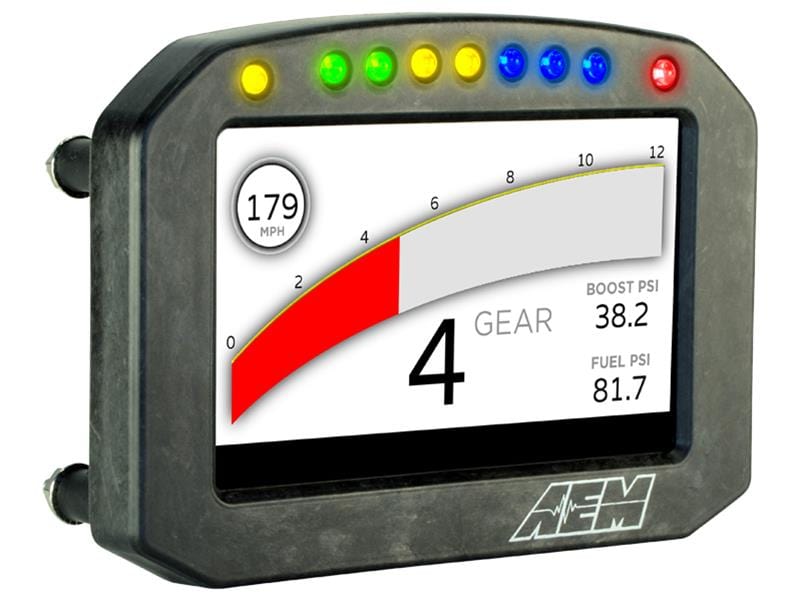 AEM Electronics AEM Electronics CD-5 Carbon Digital Racing Dash Displays 30-5603F Autofit