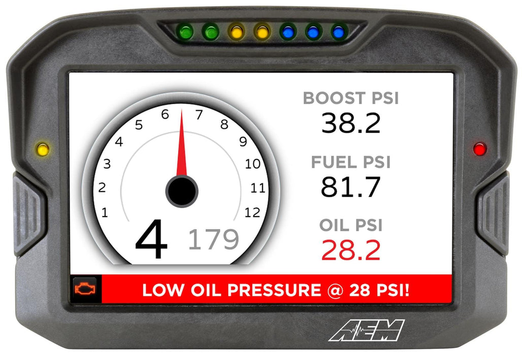 AEM Electronics AEM Electronics CD-7 Digital Racing Dash Displays 30-5700 Autofit