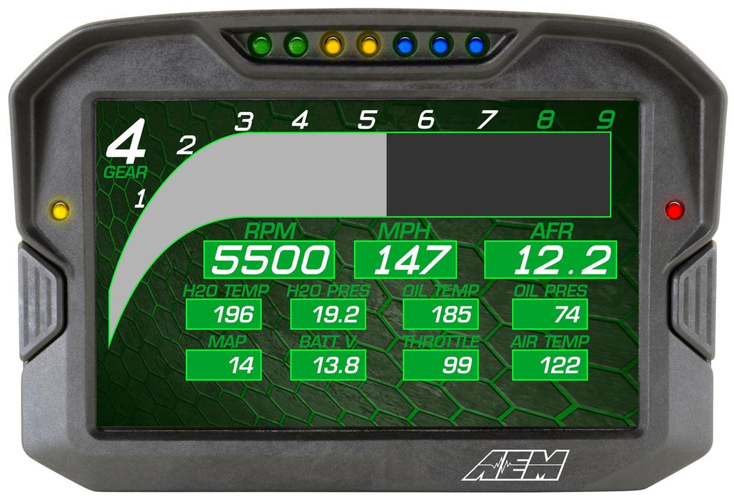AEM Electronics AEM Electronics CD-7 Digital Racing Dash Displays 30-5700 Autofit