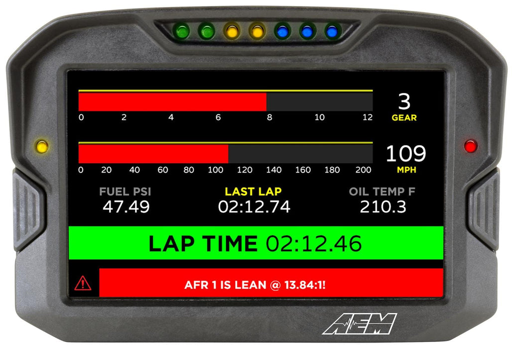 AEM Electronics AEM Electronics CD-7 Digital Racing Dash Displays 30-5700 Autofit