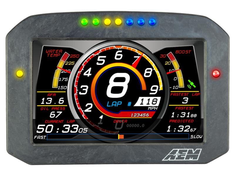 AEM Electronics AEM Electronics CD-7 Digital Racing Dash Displays 30-5702F Autofit