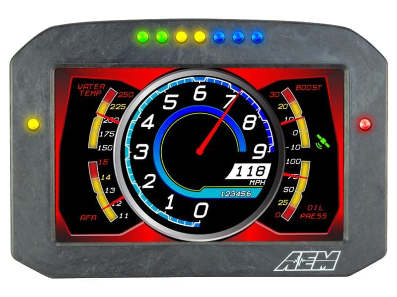 AEM Electronics AEM Electronics CD-7 Digital Racing Dash Displays 30-5702F Autofit