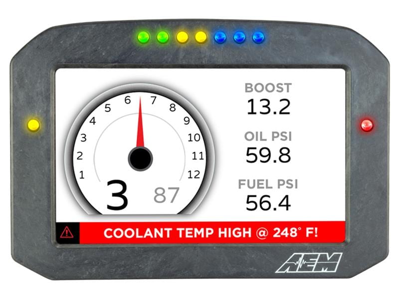 AEM Electronics AEM Electronics CD-7 Digital Racing Dash Displays 30-5703F Autofit