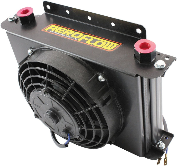 Aeroflow Aeroflow Aeroflow 25 Row Universal Modular Oil Cooler with Fan & Shroud (AF72-4125) Autofit