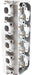 Aeroflow Aeroflow Aeroflow Bare 2V 205cc Aluminium Cylinder Heads with 68cc Chamber (Pair) (AF95-0351) Autofit