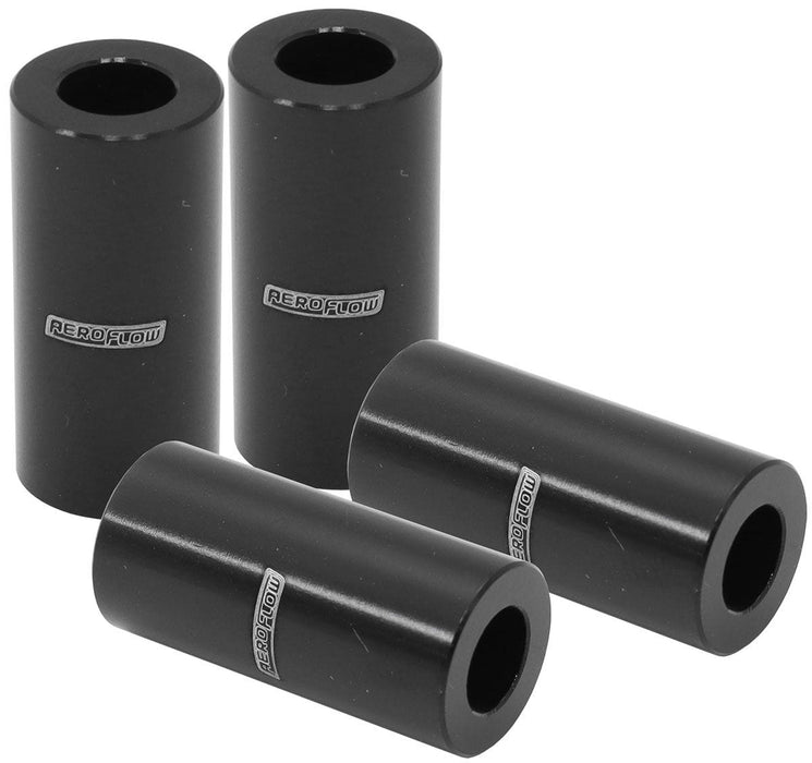 Aeroflow Aeroflow Aeroflow Billet Aluminium Bolt Spacers, Black (AF64-4379BLK) Autofit
