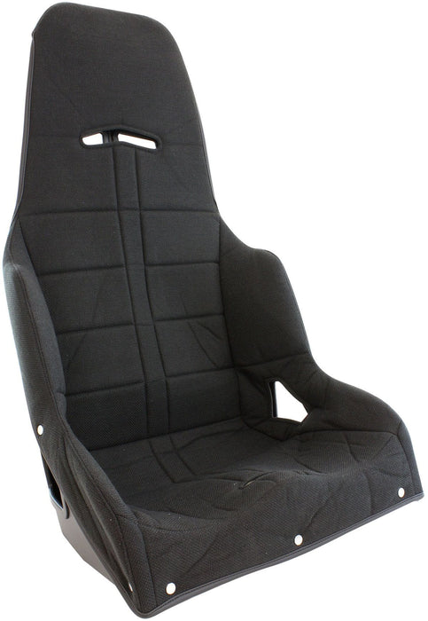 Aeroflow Aeroflow Aeroflow Black Tweed Seat Cover to Suit Pro Street Drag 20" Aluminium Race Seat (AF93-1200BLK) Autofit
