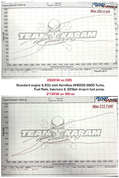 Aeroflow Aeroflow Aeroflow BOOSTED 5856 Subaru WRX 2002-2007 & STI 2004-2021 Bolt On Internal Wastegate Turbocharger 550HP, Natural Cast Finish (AF8005-3800) Autofit