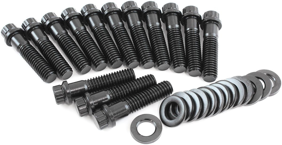 Aeroflow Aeroflow Aeroflow Holden V8 253, 304, 308 Intake Bolts - Black Finish (AF37-1225) Autofit