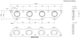 Aeroflow Aeroflow Aeroflow Mitsubishi Evolution 4-9 4G63 Stainless Steel Header Flange (AF9551-1018SS) Autofit