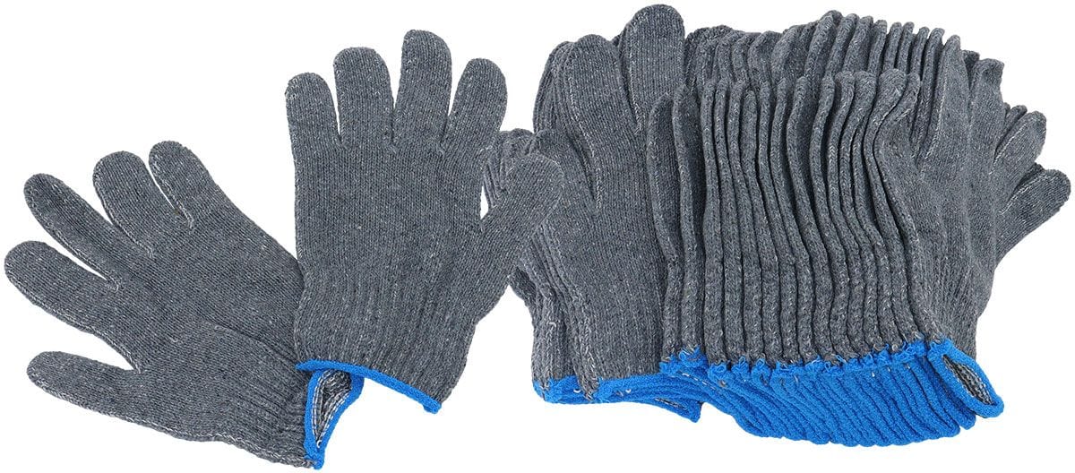 Aeroflow Aeroflow Aeroflow Multi Purpose Cotton Mechanic Gloves - Twelve Pairs (AF98-2222-12) Autofit
