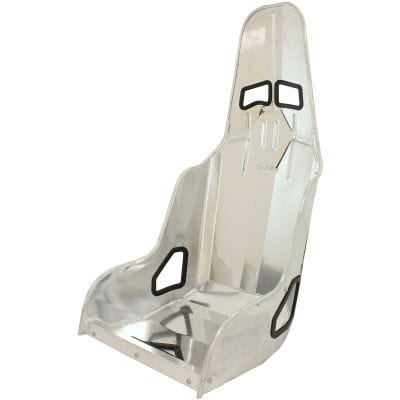 Aeroflow Aeroflow Aeroflow Pro Street Drag 16" Aluminium Race Seat, Raw Finish Autofit