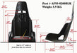 Aeroflow Aeroflow Aeroflow Pro Street Drag 20" Aluminium Race Seat, Black Finish (AF93-0200BLK) Autofit