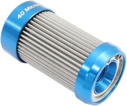 Aeroflow Aeroflow Aeroflow Replacement 40 Micron Stainless Steel Element with 1 Bar (14psi) Relief (AF59-2444BP) Autofit