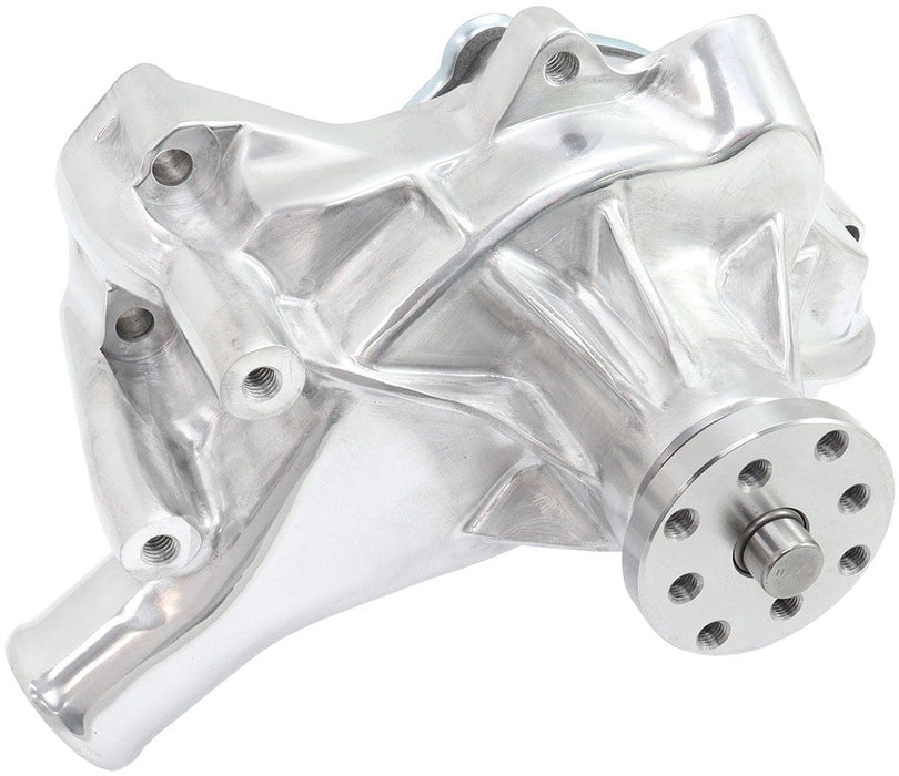 Aeroflow Aeroflow Aeroflow Small Block Chev Long Water Pump - Polished (AF64-2351P) Autofit