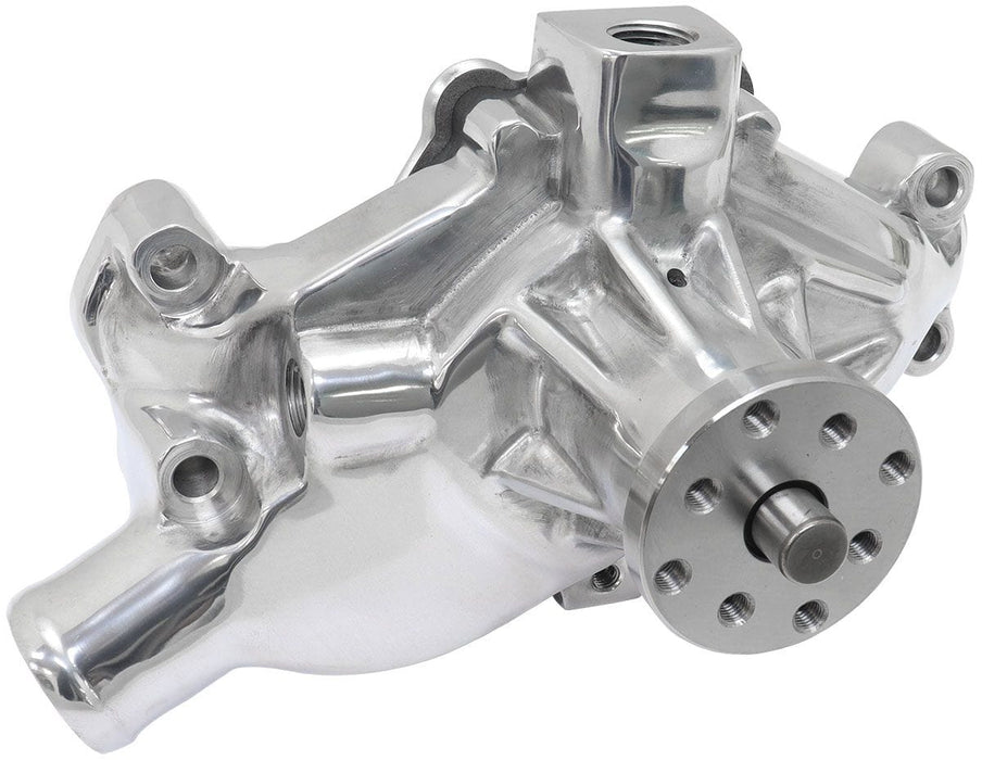 Aeroflow Aeroflow Aeroflow Small Block Chev Short Water Pump - Polished (AF64-2350P) Autofit