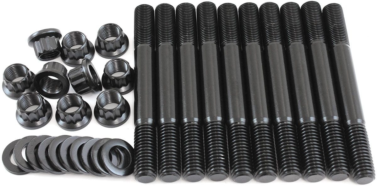 Aeroflow Aeroflow Aeroflow Small Block Ford Windsor 351 2 Bolt Main Stud Kit (AF37-2217) Autofit