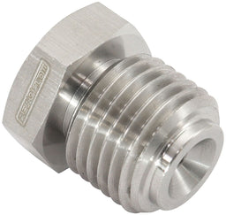 Aeroflow Aeroflow Aeroflow Stainless Steel Inverted Flare Hex Port Plug 9/16"-18 (AF349-06) Autofit