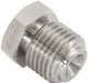 Aeroflow Aeroflow Aeroflow Stainless Steel Inverted Flare Hex Port Plug 9/16"-18 (AF349-06) Autofit