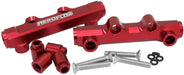 Aeroflow Aeroflow Aeroflow Subaru EJ20 and EJ25 Top Feed Billet EFI Fuel Rail - Red (AF64-2257R) Autofit