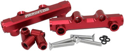 Aeroflow Aeroflow Aeroflow Subaru EJ20 and EJ25 Top Feed Billet EFI Fuel Rail - Red (AF64-2257R) Autofit