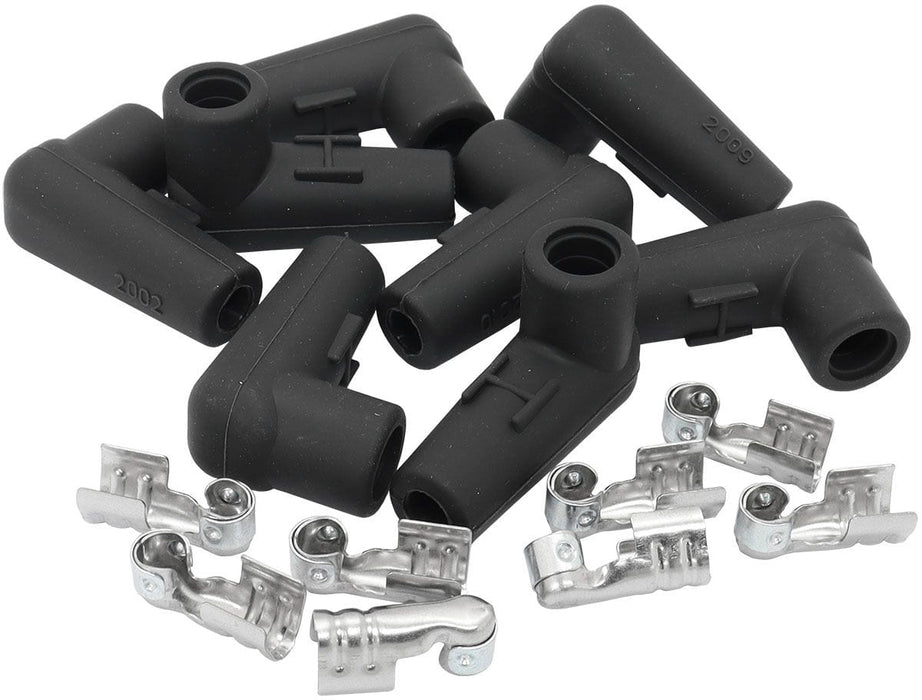 Aeroflow Aeroflow Aeroflow Xpro Silicone Low Profile 90Â° Spark Plug Boots & Terminals (AF4030-3312-8) Autofit