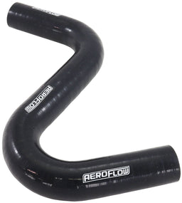 Aeroflow Performance 135 Degree Bend and 90 Degree Bend Gloss Black Silicone Z Bend Heater Hose 1-1/4" (32mm) I.D AF9240-125 Autofit