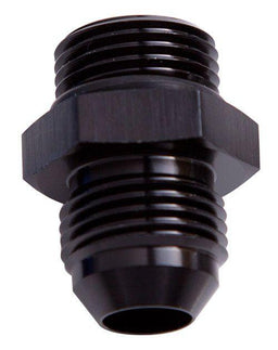 Aeroflow Performance -8 ORB to -8AN, Black Finish ORB to AN Straight Male Flare Adapter AF920-08BLK Autofit
