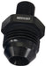 Aeroflow Performance Black Finish Metric to Male Flare Adapter M10 x 1mm to -8AN AF743-08BLK Autofit