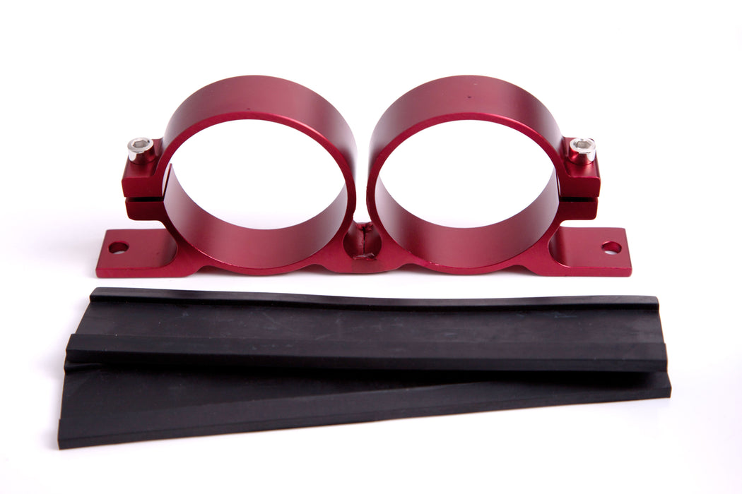 Aeroflow Performance Bosch Dual Fuel Pump Bracket (Red) AF64-2015R Autofit