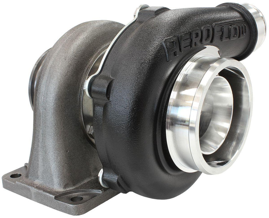 Aeroflow Performance External Wastegate, T3 Inlet Flange, V-Band Exhaust Flange BOOSTED 5455 .63 Turbocharger 650HP, Hi Temp Black Finish AF8005-3000BLK Autofit