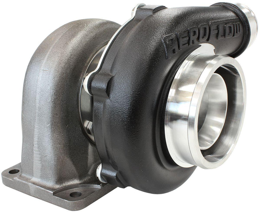 Aeroflow Performance External Wastegate, T3 Inlet Flange, V-Band Exhaust Flange BOOSTED 5455 .82 Turbocharger 650HP, Hi Temp Black Finish AF8005-3001BLK Autofit