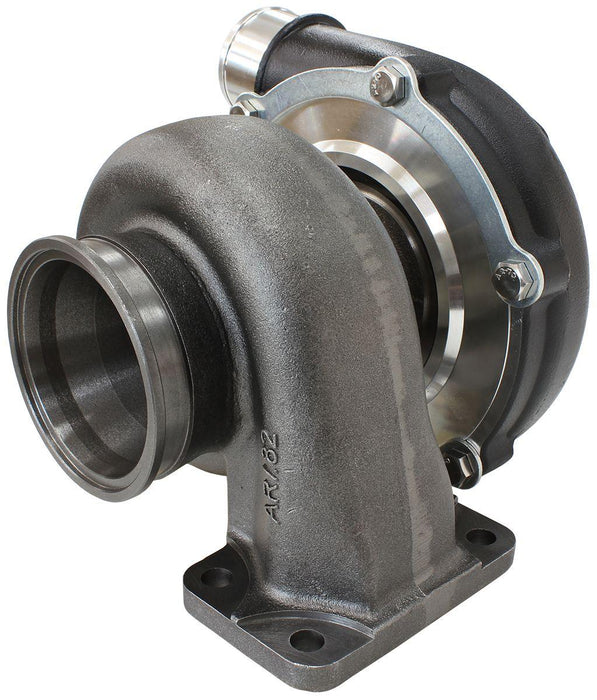 Aeroflow Performance External Wastegate, T3 Inlet Flange, V-Band Exhaust Flange BOOSTED 5855 .82 Turbocharger 750HP, Hi Temp Black Finish AF8005-3006BLK Autofit