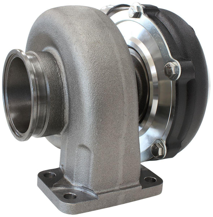 Aeroflow Performance External Wastegate, T3 Inlet Flange, V-Band Exhaust Flange BOOSTED 5862 1.06 Turbocharger 750HP, Hi Temp Black Finish AF8005-3012BLK Autofit