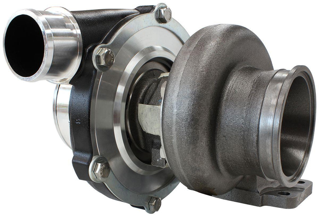 Aeroflow Performance External Wastegate, T3 Inlet Flange, V-Band Exhaust Flange BOOSTED 5862 .63 Turbocharger 750HP, Hi Temp Black Finish AF8005-3010BLK Autofit