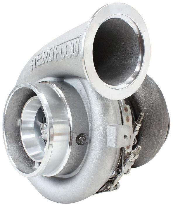Aeroflow Performance External Wastegate, T4 Twin Entry Inlet Flange, V-Band Exhaust Flange BOOSTED 7075 T4 1.15 Turbocharger 950HP, Natural Cast Finish AF8005-4004 Autofit