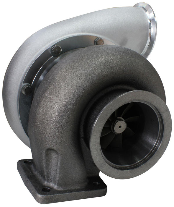 Aeroflow Performance External Wastegate, T4 Twin Entry Inlet Flange, V-Band Exhaust Flange BOOSTED B7875 T4 1.25 Reverse Rotation Turbocharger 1150HP, Natural Cast Finish Autofit