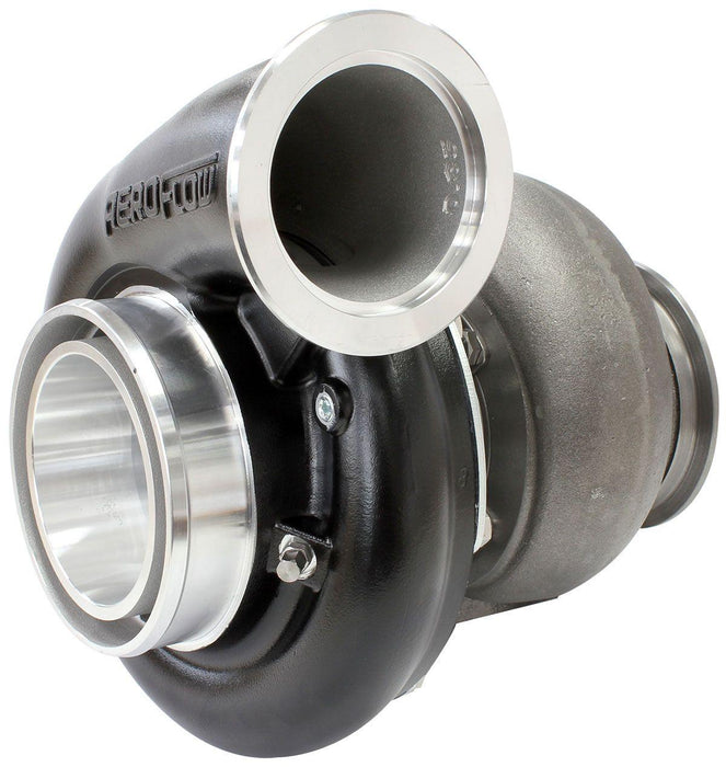 Aeroflow Performance External Wastegate, T4 Twin Entry Inlet Flange, V-Band Exhaust Flange BOOSTED B7875 T4 1.25 Turbocharger 1150HP, Hi Temp Black Finish AF8006-4023BLK Autofit
