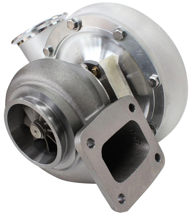 Aeroflow Performance External Wastegate, T4 Twin Entry Inlet Flange, V-Band Exhaust Flange BOOSTED B7875 T4 .96 Reverse Rotation Turbocharger 1150HP, Natural Cast Finish A Autofit