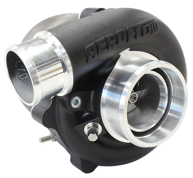 Aeroflow Performance External Wastegate, V-Band Inlet & Exhaust Flanges BOOSTED 4849 .72 Reverse Rotation Turbocharger 550HP, Hi Temp Black Finish AF800 Autofit