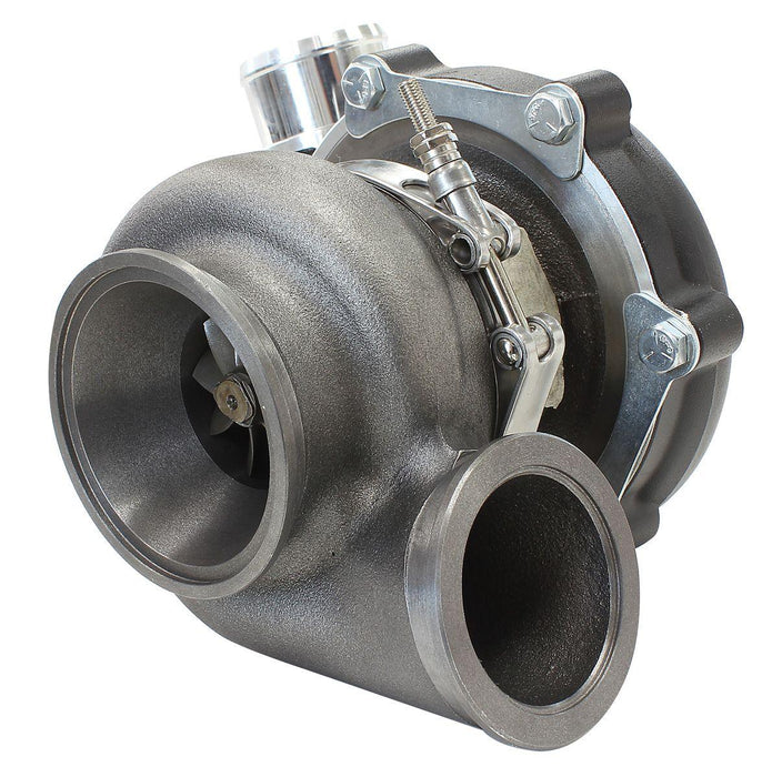 Aeroflow Performance External Wastegate, V-Band Inlet & Exhaust Flanges BOOSTED 4849 .72 Reverse Rotation Turbocharger 550HP, Hi Temp Black Finish AF800 Autofit